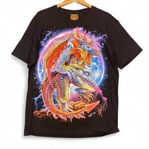 Vintage rock chang cyber dragons tee